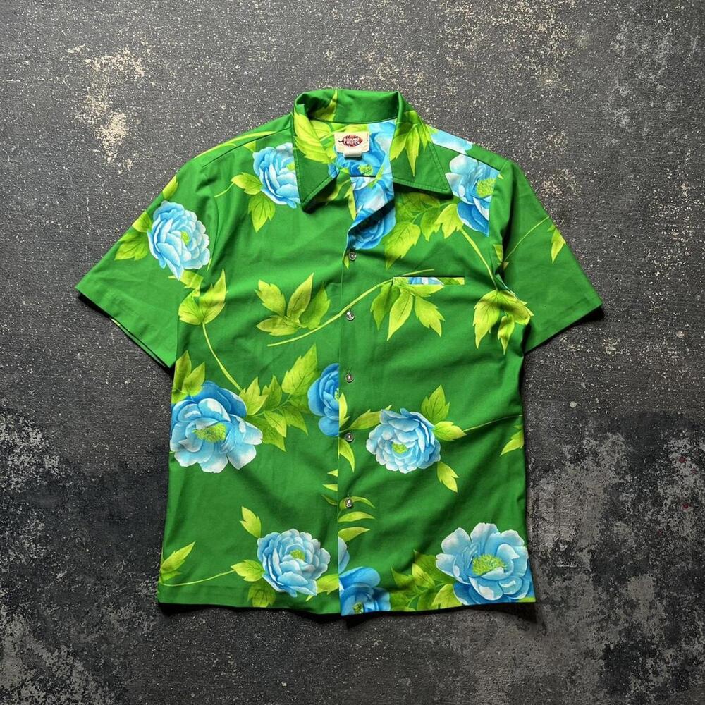 Vintage 60’s Pomare Hawaiian Floral Shirt